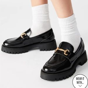 Lando Black Leather Loafer